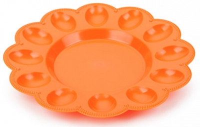 Тарелка для яиц (мандарин) 