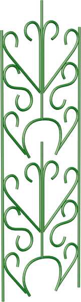 Шпалера  разборная  «Трансформер» высота 2100 мм ширина 700 мм 