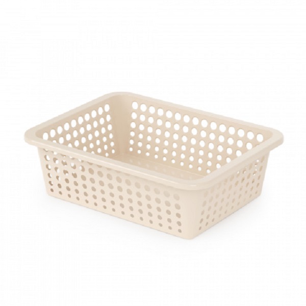 Корзина "Орбита" 400х300х125мм (бежевый)(то)