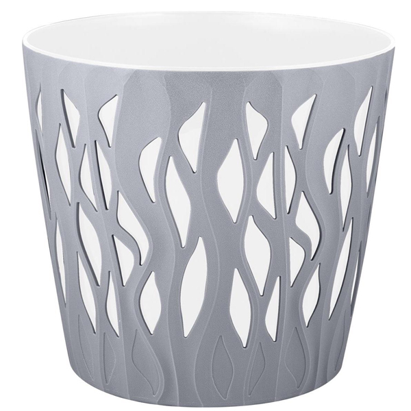 Горшок для цветов Winds D340мм 20л c дренажной вставкой 18,7л утренний туман (то)