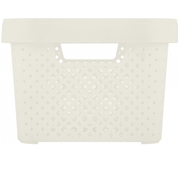 Корзинка STOCKHOLM 360х275х205мм 15л молочный туман (то)