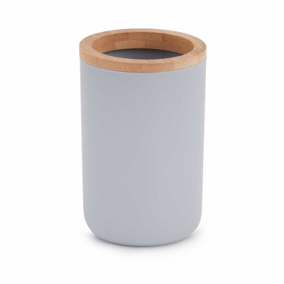 Стакан для зубных щеток "Бамбук" (серый)  (то)