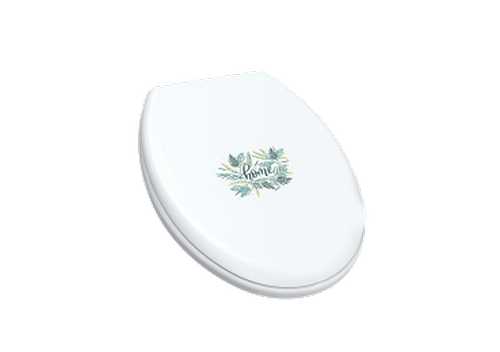 Сиденье для унитаза (снежно-белый, Home 1)(то)