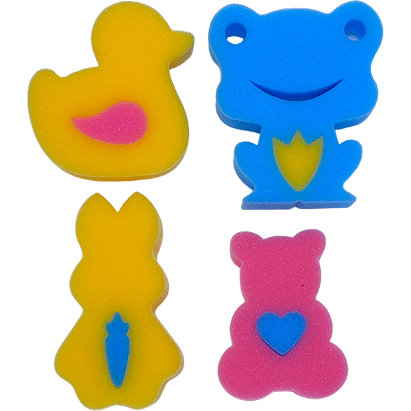 Губка для купания детей "Веселый Конструктор" RILLY KIDS, 3+