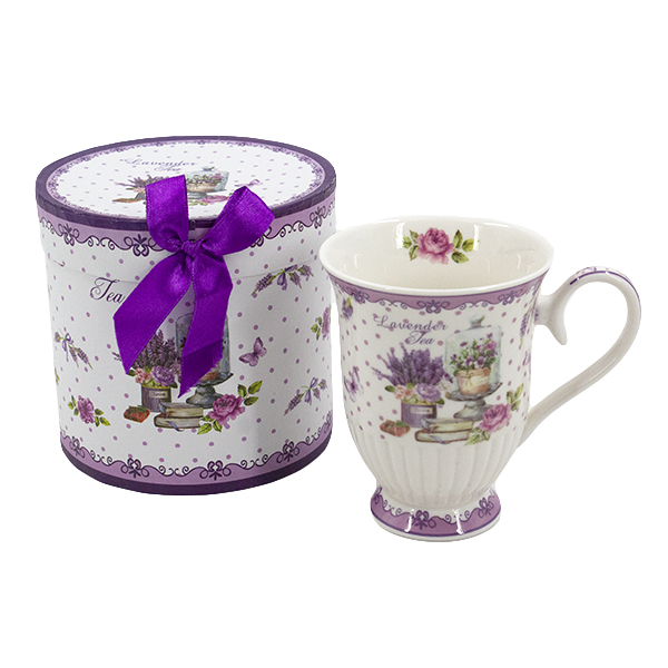 Кружка керамическая 300мл, с кисточкой