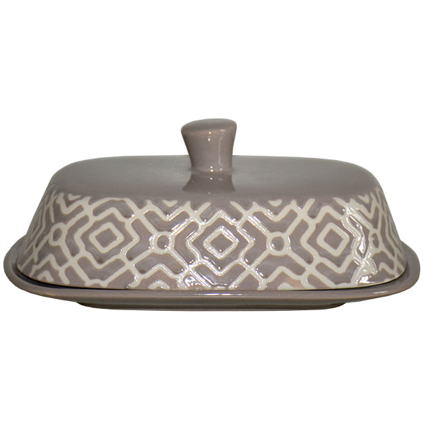 Масленка керамическая 17*12*7см