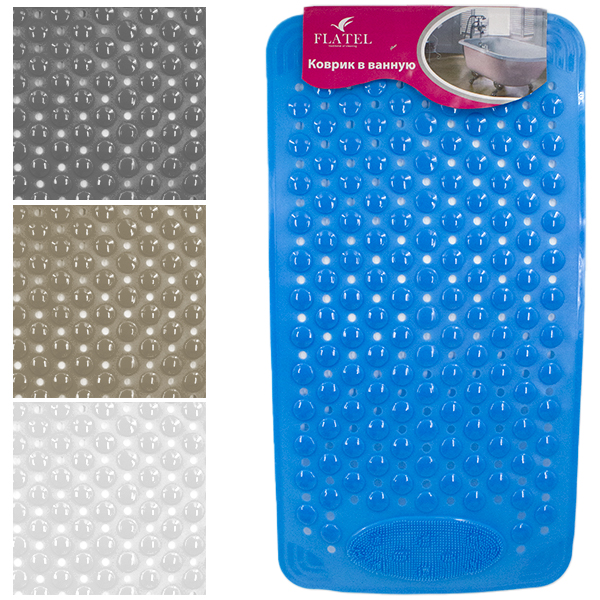 Коврик в ванную комнату PVC 35*70см 