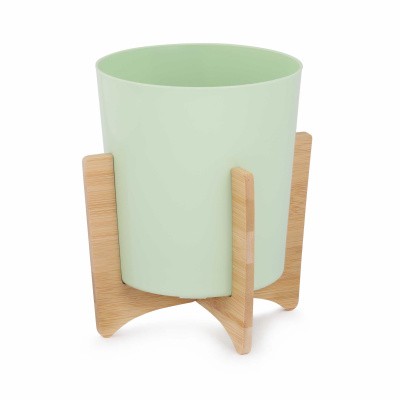 Кашпо "Алессия" 1,8л (светло-зелёный) (то)