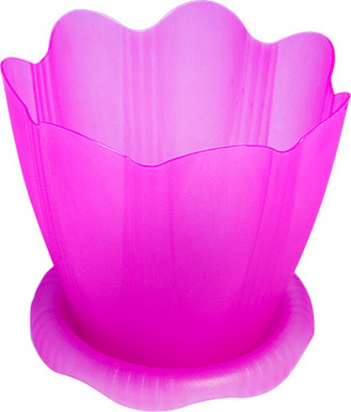 Горшок для орхидей "Эдельвейс" 1,5л Д=16см с поддоном (то)