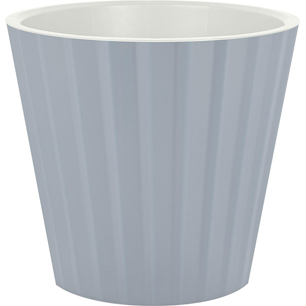 Горшок для цветов Sand D190мм, 3,3л c дренажной вставкой утрениий туман (то)