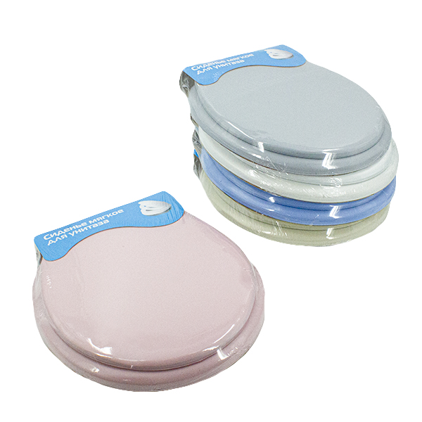 Сиденье для унитаза мягкое (розовый)