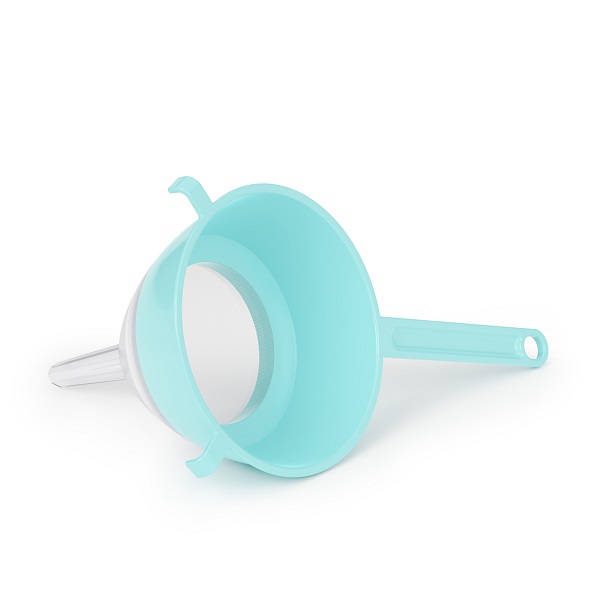 Сито с воронкой 130мм (голубой) (то)