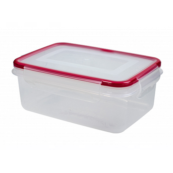 Контейнер для СВЧ 0,75л "ЭКСТРА ЛОК" S (красный)