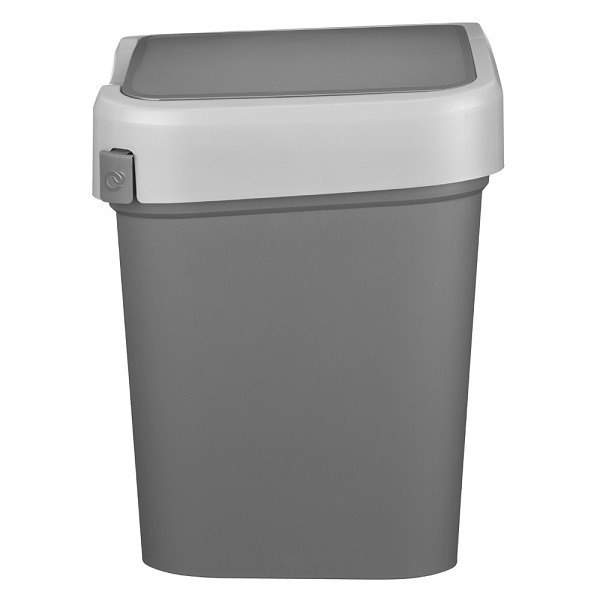 Контейнер для мусора "SMART BIN" 50л (Серый)(то)