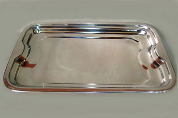 Поднос нерж. 33*22см прямоугольный  HE2418-33