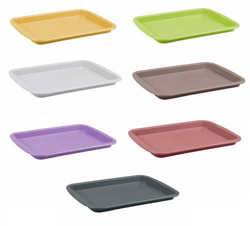 Поднос универсальный 293х193х20мм светло-серый (то)