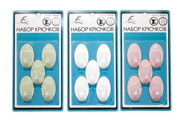 Крючки OVALE PASTELLO (5шт)