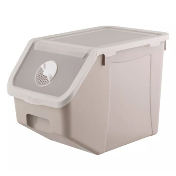 Контейнер для овощей 14л (бежевый)(то)
