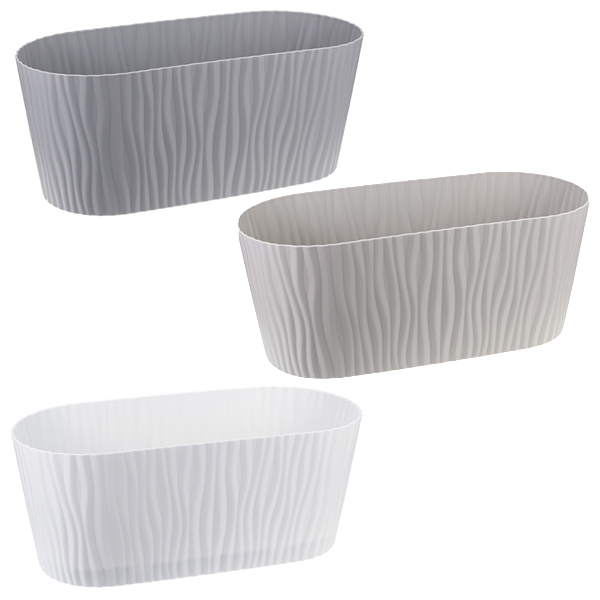 Кашпо ВОЛНА 4,2л с вкладышем (то)