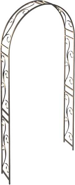 Арка садовая разборная профильная высота 2500 мм ширина 1250 мм глубина 350 мм