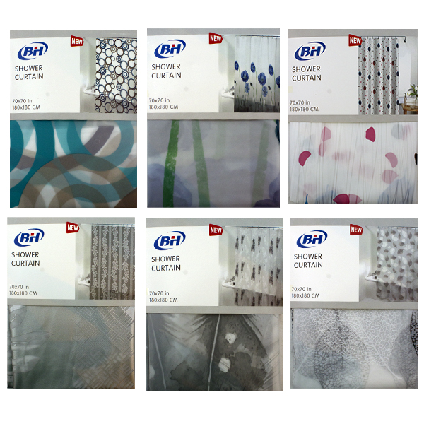 Штора для ванной комнаты 180*180см EVA