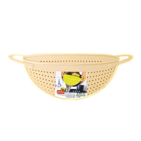 Дуршлаг-крышка 335х130х10мм бежевый (то)