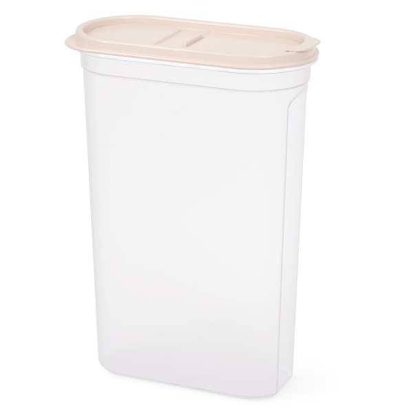 Емкость для сыпучих продуктов "Космо" 2,7л (с клапаном)(бежевый)(то)