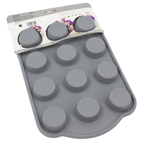 Форма для выпечки силиконовая 12 ячеек, 27*20*2см