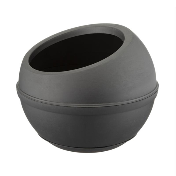 Кашпо SFERA  D-40,5см H-32см V~23л (антрацит)