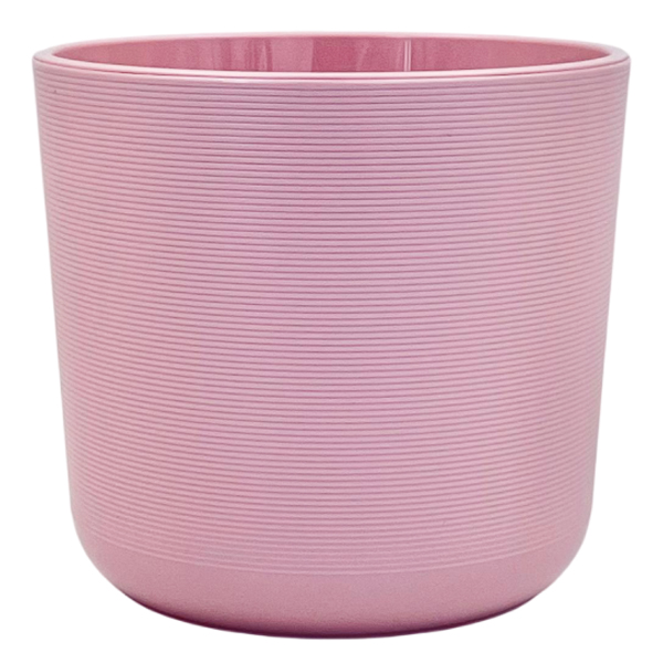 Горшок Лион 4,2л с белой вкладкой Розовая пудра