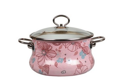 Кастрюля-тор ALEGRIA РОЗОВЫЙ 3л