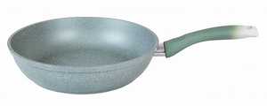 Сковорода 240/60мм со съемной ручкой,,АП( фисташковый мрамор)