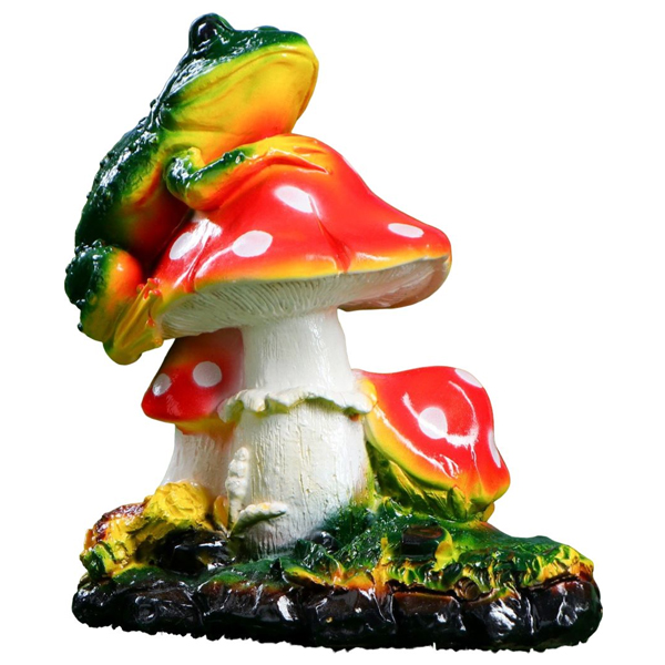 Фигура Три мухомора с Лягушкой