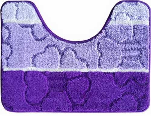 Коврик для туалета из п/п Nada лиловый 50х40 L CADESI, Турция