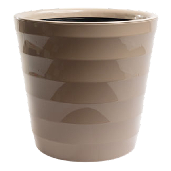 Горшок Лаура 16,6л с черной вкладкой Фраппе