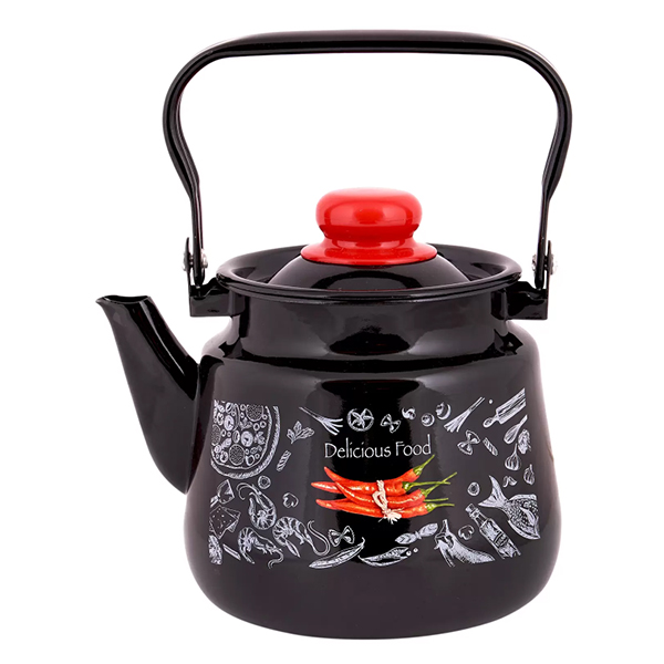 Чайник эмал 2,5л без свистка Chilli TM Appetite