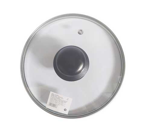 Крышка стеклянная с ручкой d18см