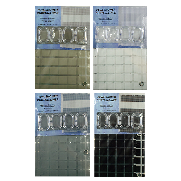 Штора для ванной комнаты 180*180см  PVC