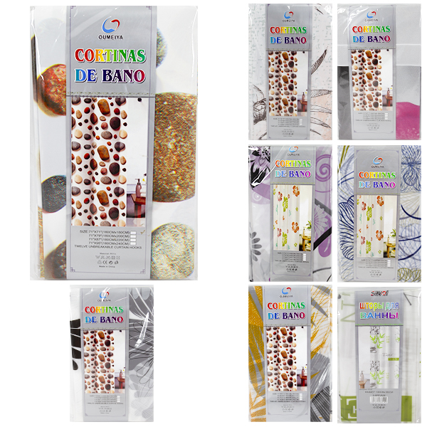 Штора для ванной 180*180 см