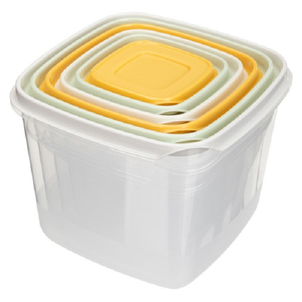 Комплект контейнеров д/прод. CLEVER 6шт (0,12л + 0,25л + 0,45л + 0,75л + 1,2л+2л) (Микс 1)