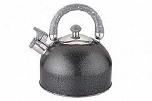 Чайник нерж 2,5л со св темно-серый TM Appetite