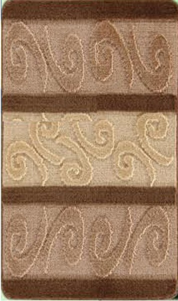 Коврик HURREM из пропилен. 60*100см коричневый