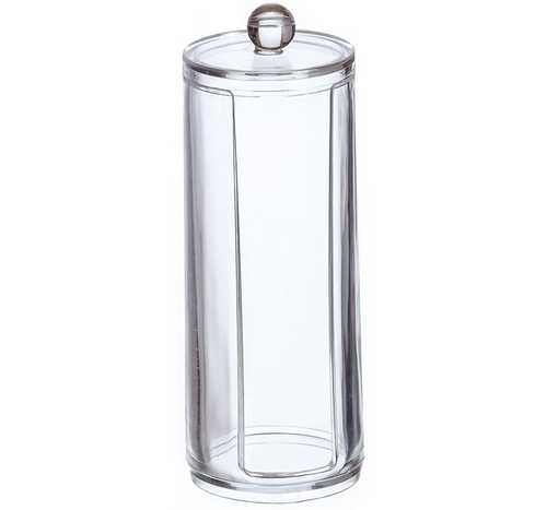 Контейнер для ватных дисков прозрачный (то)