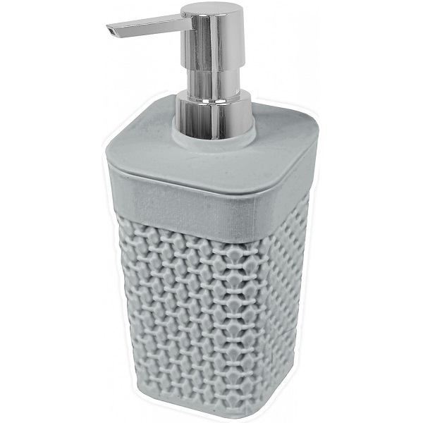 Дозатор для жидкого мыла OSLO серый шторм (то)
