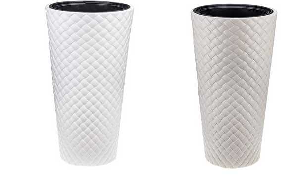 Кашпо РОТАНГ 340х630мм 9/42л со вставкой (то)