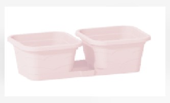 Цветочный дуэт "Валенсия", 2*2,9л, белый (то)