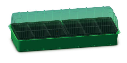 Минипарник для рассады 60см (18 ячеек) зеленый (то)