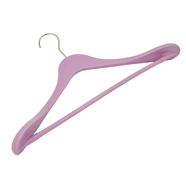 Вешалка для одежды 44*22см, пластик (розовый)