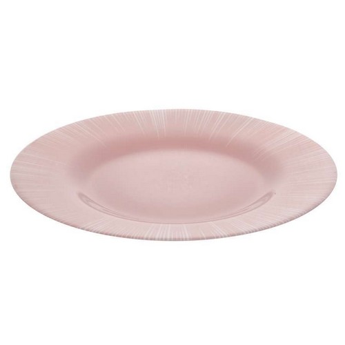 Тарелка упроч.Фокус 260 мм розовая 2цв.(рис.29083)