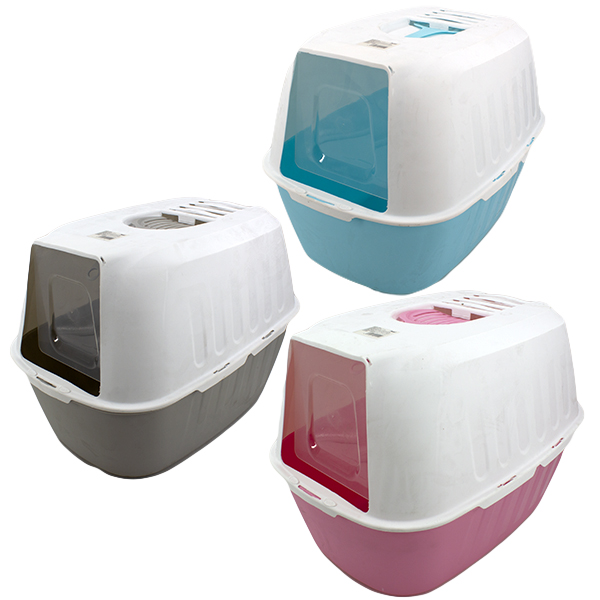 Лоток-домик для кошек 52*38*38см, с совочком